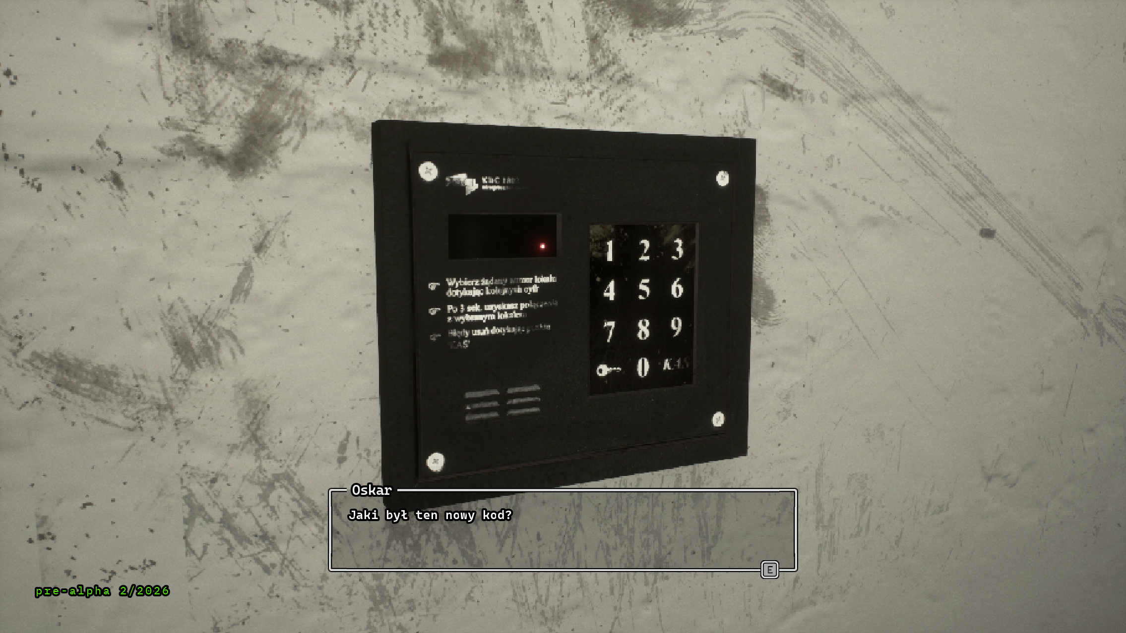 Intercom panel on falowiec wall